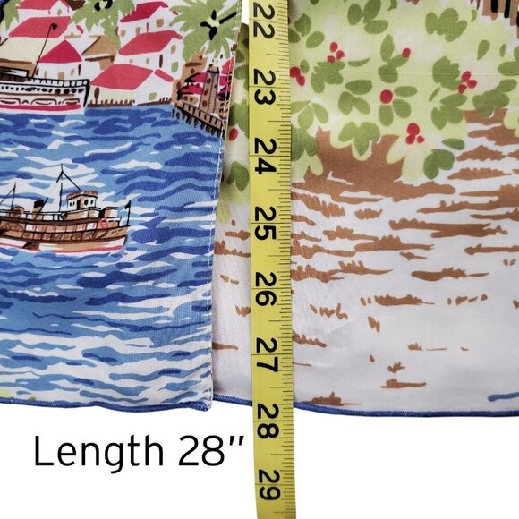 Key Lime Pie Vintage Hawaiian Shirt Tropical Print 100% Rayon Size 1X - Picture 11 of 14